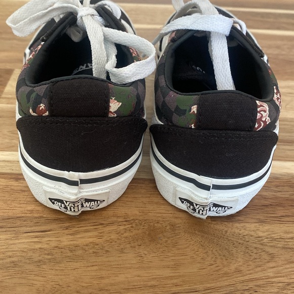 Girls Vans-Missy with Flowers and Checks - Picture 4 of 8